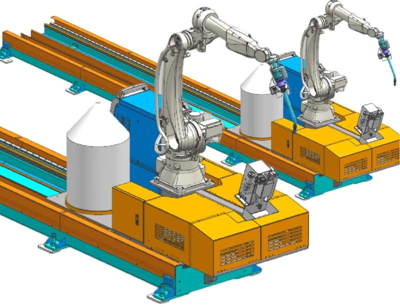 Ground Rail Welding Robot